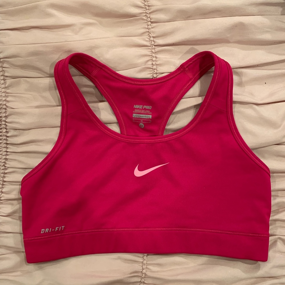 Pink Nike Sports Bra